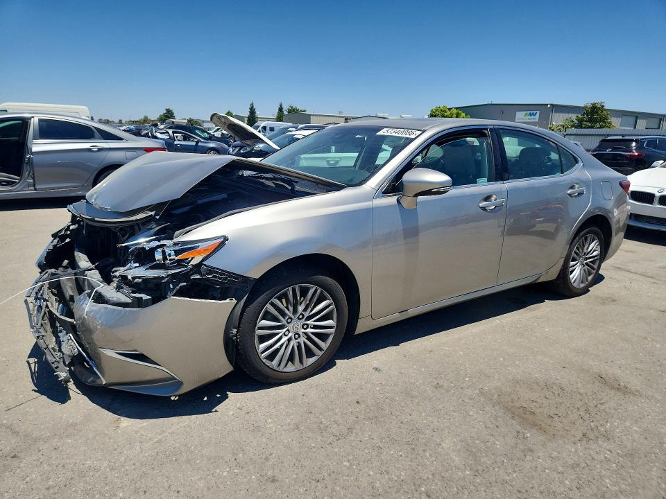 2017 Lexus Es 350 VIN 58ABK1GG7HU041228 COPART salvage auction — FRONT END, Ca - Salvage Certificate, sold $3,800 on 2026-07-10 (photo 1)