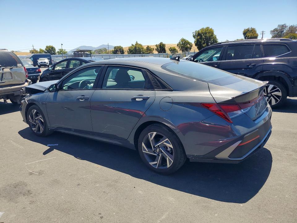 2025 Hyundai Elantra VIN KMHLM4DG2SU040555 COPART salvage auction — FRONT END, Ca - Salvage Certificate, sold $4,750 on 2026-07-13 (photo 2)