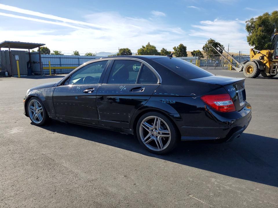 2013 Mercedes-benz C-klasse VIN WDDGF4HBXDR252386 COPART salvage auction — FRONT END, CA - SALVAGE CERTIFICATE, sold $1,250 on 2026-07-06 (photo 2)