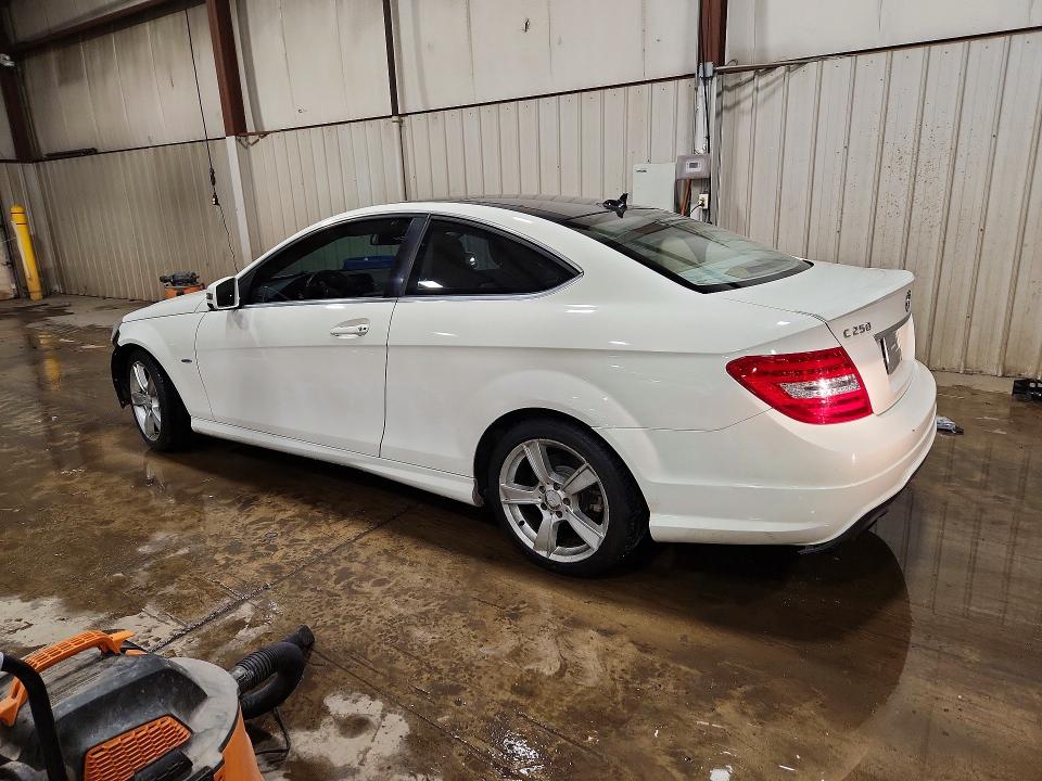 2012 Mercedes-benz C class VIN WDDGJ4HB9CF803230 COPART salvage auction — FRONT END, Pa - Certificate Of Salvage, sold $1,150 on 2026-07-17 (photo 2)