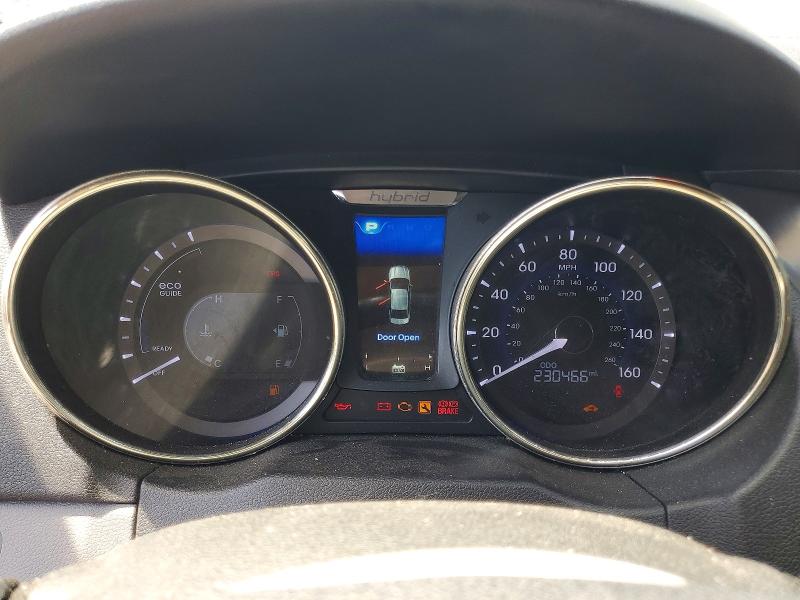 2011 Hyundai Sonata hybrid VIN KMHEC4A41BA006131 COPART salvage auction — SIDE, CA - DIS/DLR/EXP ONLY CLEAN TITLE (P), sold $250 on 2026-07-15 (photo 9)