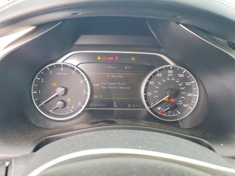 2015 Nissan Murano VIN 5N1AZ2MH4FN253299 COPART salvage auction — FRONT END, Tn - Salvage Certificate, sold $150 on 2026-07-06 (photo 9)