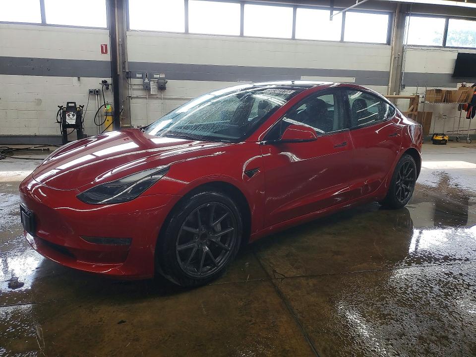 2022 Tesla Model 3 VIN 5YJ3E1EA9NF368840 COPART salvage auction — REAR END, Il - Salvage Certificate, sold $4,600 on 2026-07-15 (photo 1)