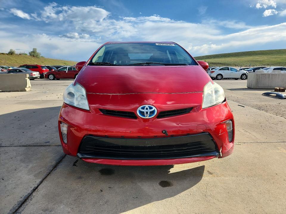 2013 Toyota Prius VIN JTDKN3DU3D5633593 COPART salvage auction — FRONT END, Co - Public - Salvage Title, sold $5,600 on 2026-07-27 (photo 5)