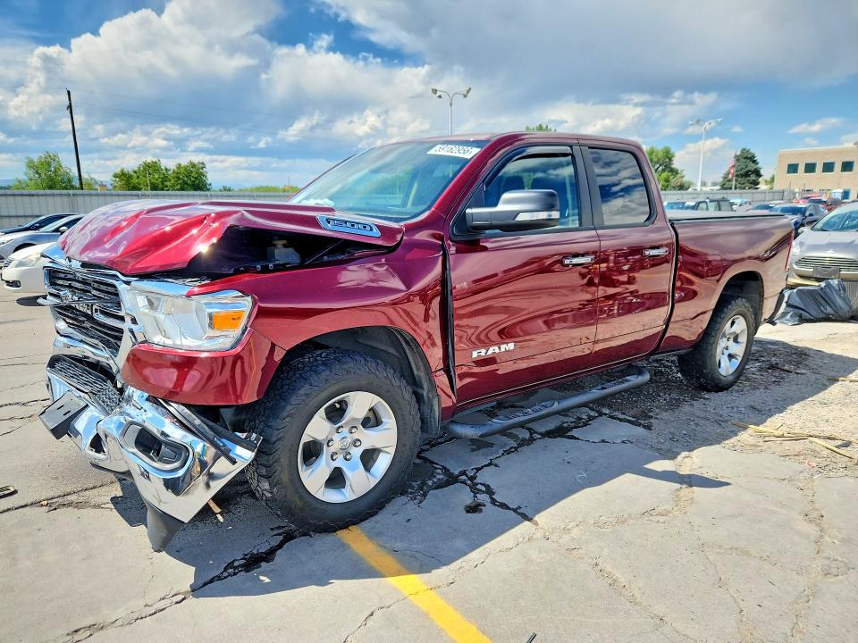 2020 Ram 1500 VIN 1C6RRFBG5LN212109 COPART salvage auction — FRONT END, Co - Salvage Title, sold $6,700 on 2026-08-03 (photo 1)