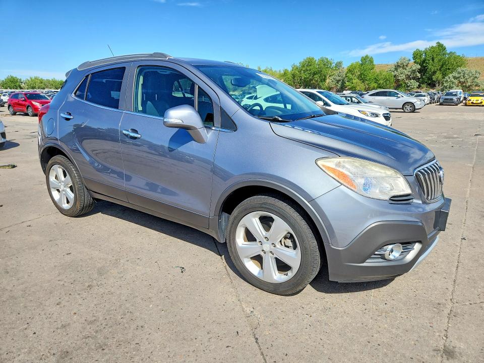 2015 Buick Encore VIN KL4CJFSB7FB059324 COPART salvage auction — HAIL, Co - Certificate Of Title, sold $4,300 on 2026-07-08 (photo 4)
