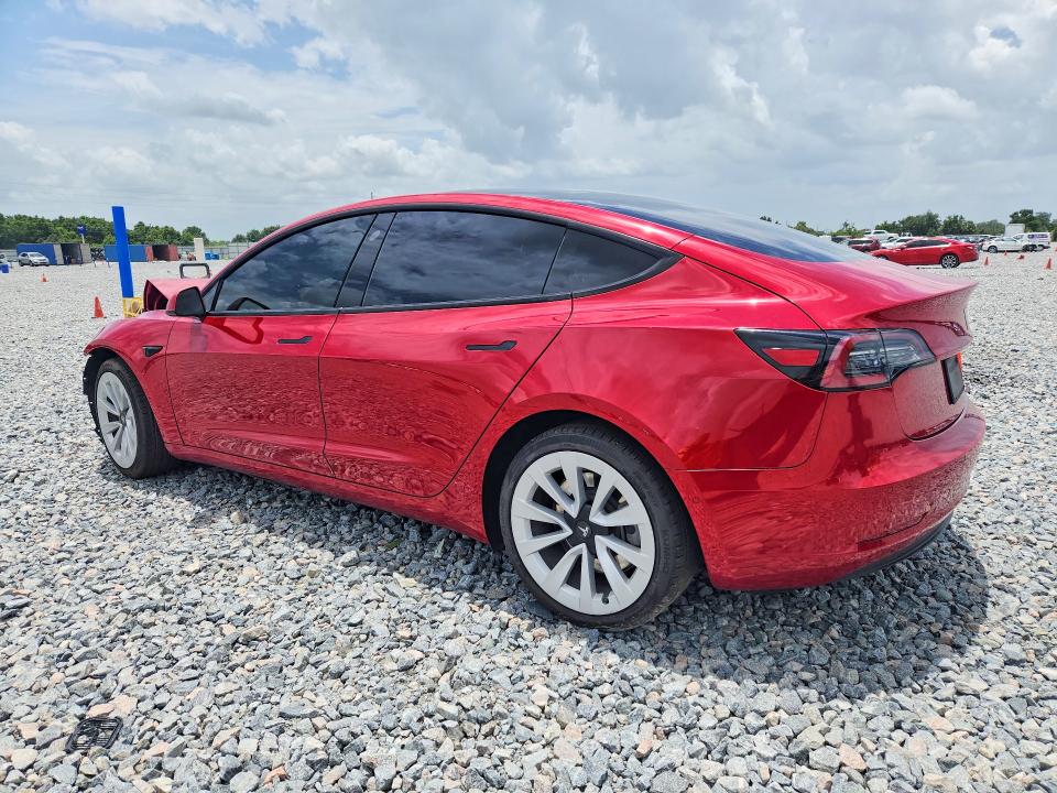 2021 Tesla VIN 5YJ3E1EA9MF874618 COPART salvage auction — FRONT END, FL - CERT OF TITLE SLVG REBUILDABLE, sold $5,400 on 2026-07-02 (photo 2)