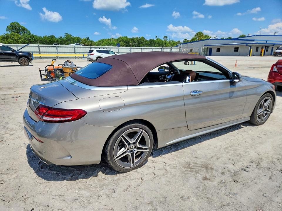 2020 Mercedes-benz C-klasse VIN WDDWK8DB9LF943963 COPART salvage auction — WATER/FLOOD, Fl - Certificate Of Destruction, sold $16,200 on 2026-07-08 (photo 3)