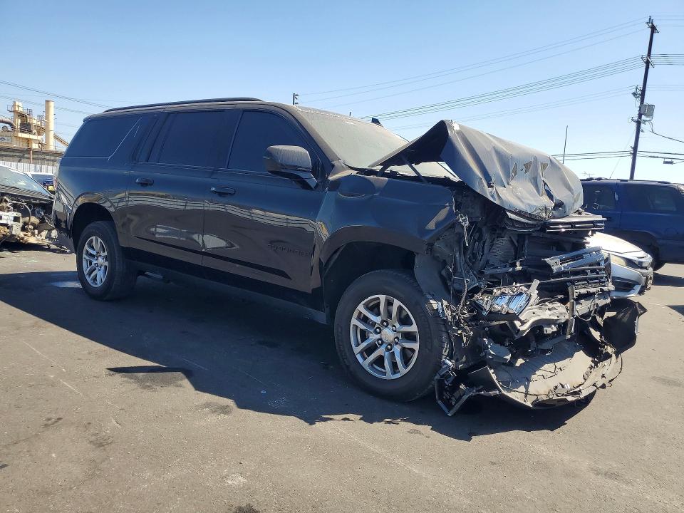 2023 Chevrolet Suburban VIN 1GNSKEKD5PR108689 COPART salvage auction — FRONT END, In - Dis/Dlr/Exp Only Clean Title (P), sold $8,200 on 2026-08-19 (photo 4)