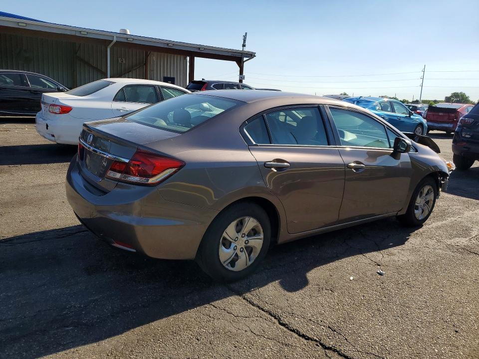 2015 Honda VIN 19XFB2F56FE000541 COPART salvage auction — FRONT END, Co - Salvage Title, sold $1,200 on 2026-07-09 (photo 3)
