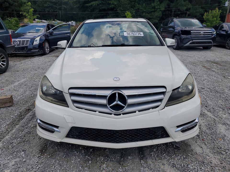 2012 Mercedes-benz C-klasse VIN WDDGF4HB4CR194211 COPART salvage auction — REAR END, Ga - Cert Of Title-Salvage, sold $775 on 2026-08-10 (photo 5)