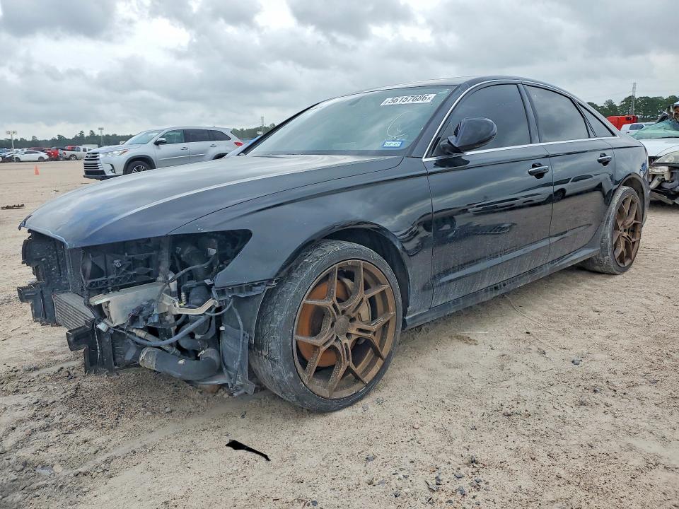 2016 Audi A6 VIN WAUGFAFC0GN178795 COPART salvage auction — FRONT END, Tx - Salvage Vehicle Title, sold $3,100 on 2026-07-02 (photo 1)