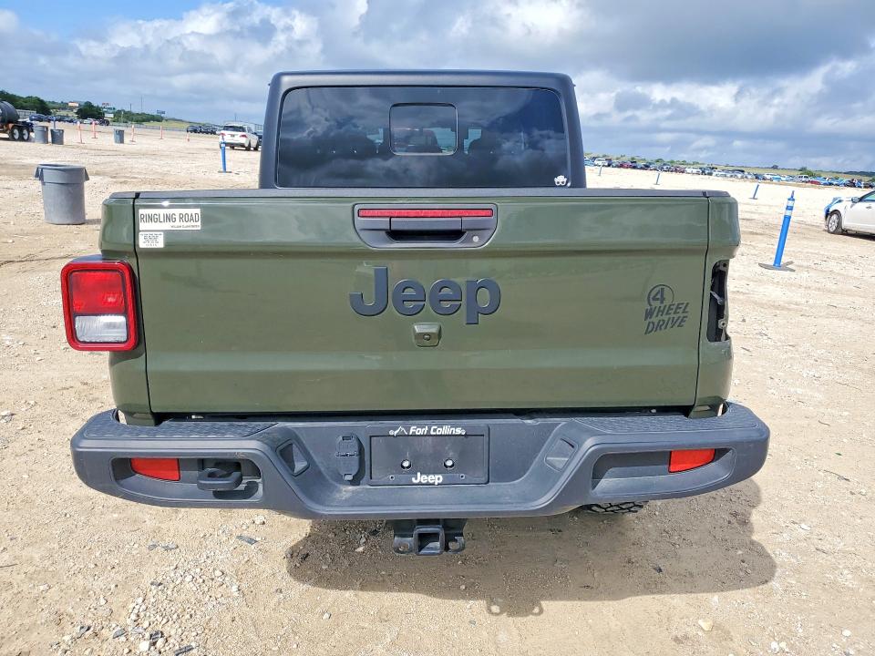 2022 Jeep Gladiator VIN 1C6HJTAG4NL151398 COPART salvage auction — FRONT END, Tx - Salvage Vehicle Title, sold $10,200 on 2026-07-09 (photo 6)