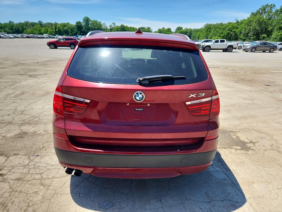 2011 BMW X3 VIN 5UXWX5C56BL706934 COPART salvage auction — FRONT END, Pa - Certificate Of Salvage, sold $1,100 on 2026-07-02 (photo 6)