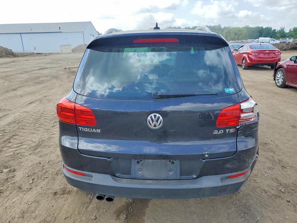 2014 Volkswagen Tiguan VIN WVGAV3AXXEW538594 COPART salvage auction — REAR END, Oh - Cert Of Title-Salvage, sold $525 on 2026-07-20 (photo 6)