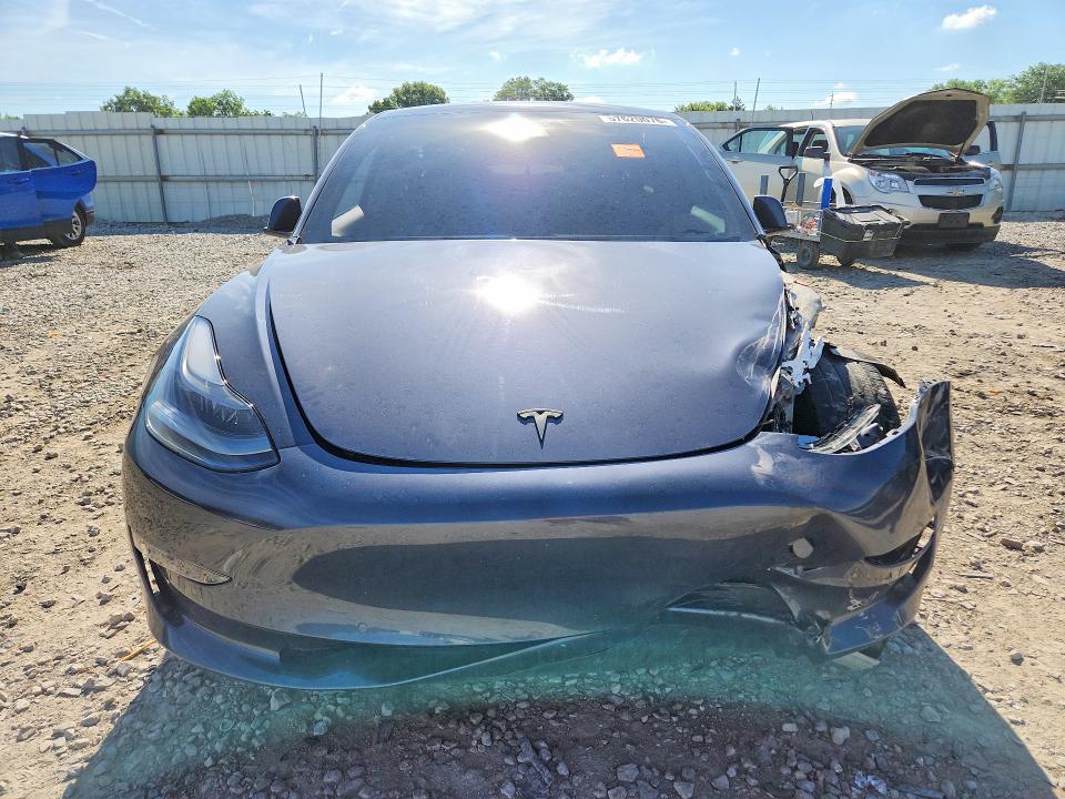 2021 Tesla Model 3 VIN 5YJ3E1EA2MF907331 COPART salvage auction — FRONT END, OH - CERT OF TITLE-SALVAGE, sold $125 on 2026-07-21 (photo 5)