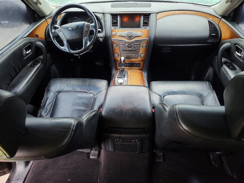 2011 Infiniti Qx56 VIN JN8AZ2NE1B9002983 COPART salvage auction — WATER/FLOOD, Tn - Salvage Cert-Water Damage, sold $450 on 2026-07-09 (photo 8)