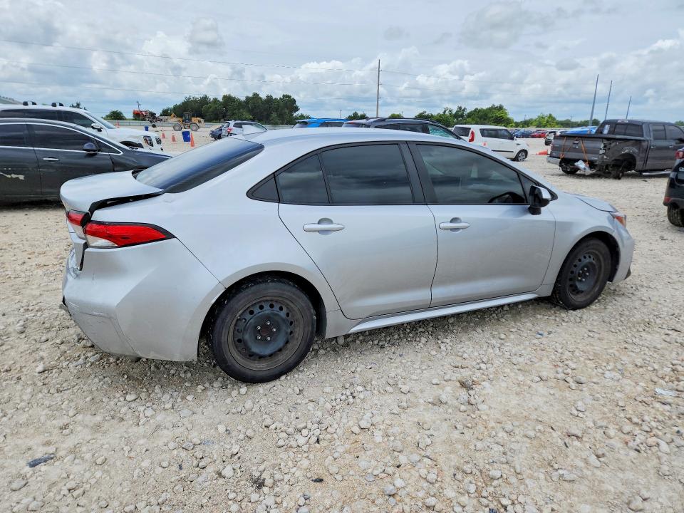 2021 Toyota Corolla VIN JTDEPMAE4MJ131502 COPART salvage auction — REAR END, Tx - Salvage Vehicle Title, sold $6,600 on 2026-07-02 (photo 3)