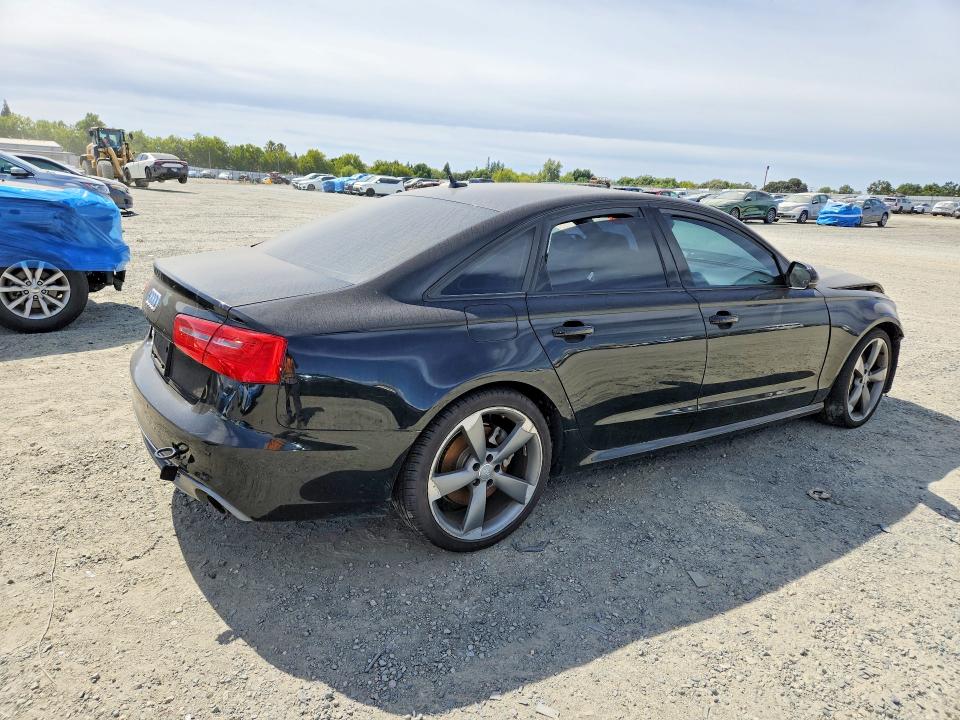 2014 Audi A6 VIN WAUHGAFC0EN113623 COPART salvage auction — FRONT END, Ca - Salvage Certificate, sold $650 on 2026-07-16 (photo 3)