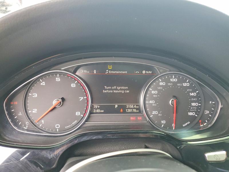 2016 Audi A8 VIN WAU43AFD8GN008141 COPART salvage auction — UNDERCARRIAGE, Or - Salvage Title Certificate, sold $3,550 on 2026-07-06 (photo 9)