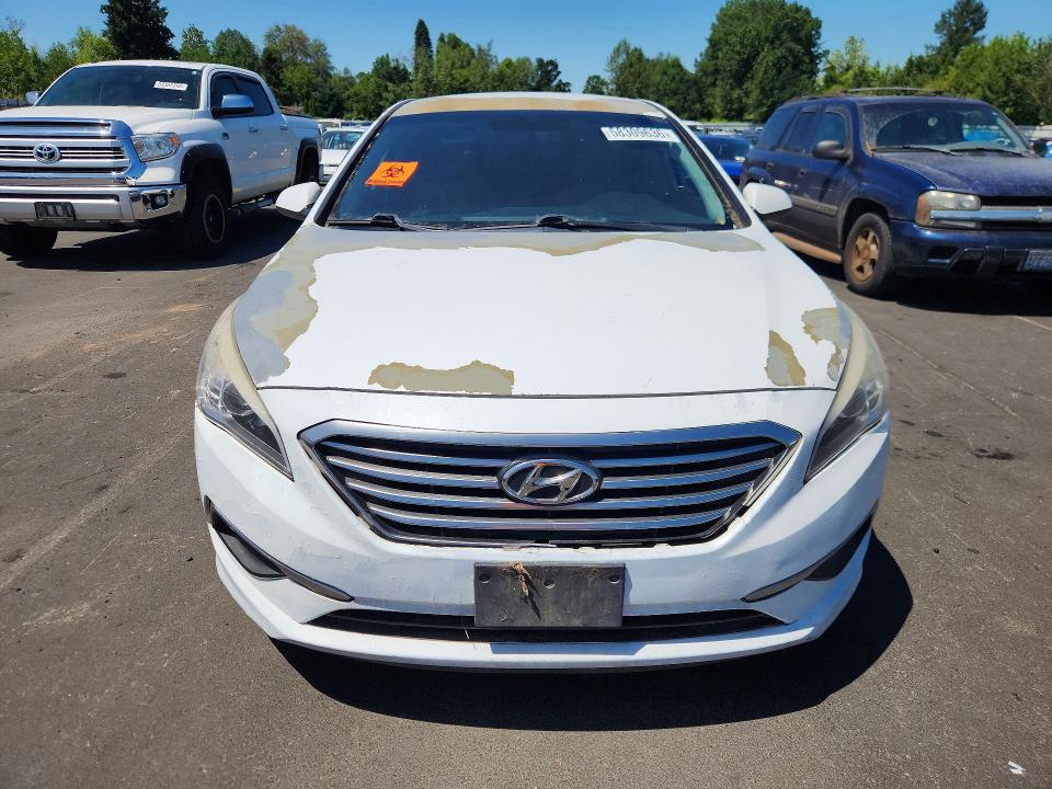 2017 Hyundai VIN 5NPE24AF1HH485046 COPART salvage auction — REAR END, Ca - Certificate Of Title (P), sold $625 on 2026-07-27 (photo 5)