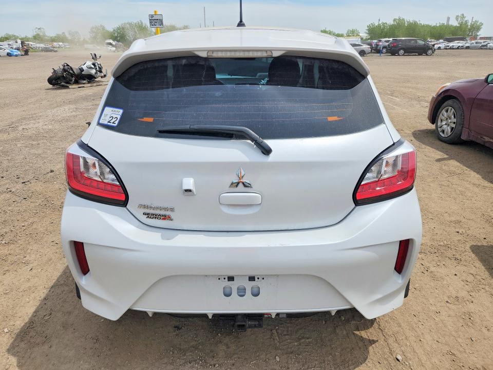 2024 Mitsubishi Mirage VIN ML32AUHJXRH039383 COPART salvage auction — FRONT END, QC - GRAVEMENT ACCIDENTE, sold $950 on 2026-07-14 (photo 6)
