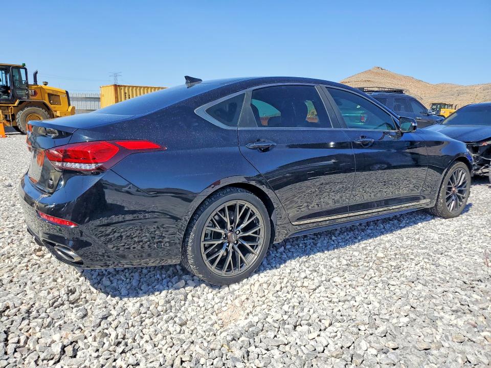 2020 Genesis G80 VIN KMTFN4JE7LU335073 COPART salvage auction — FRONT END, Nv - Salvage Title, sold $7,200 on 2026-09-04 (photo 3)