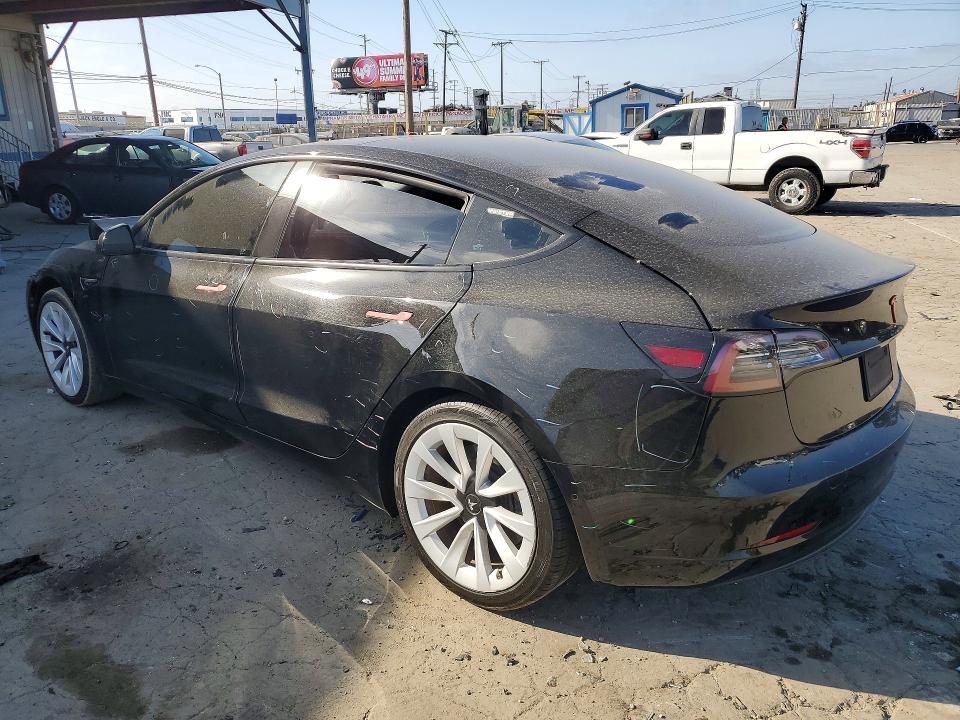 2021 Tesla Model 3 VIN 5YJ3E1EA6MF095905 COPART salvage auction — FRONT END, Ca - Salvage Certificate, sold $3,100 on 2026-07-27 (photo 2)