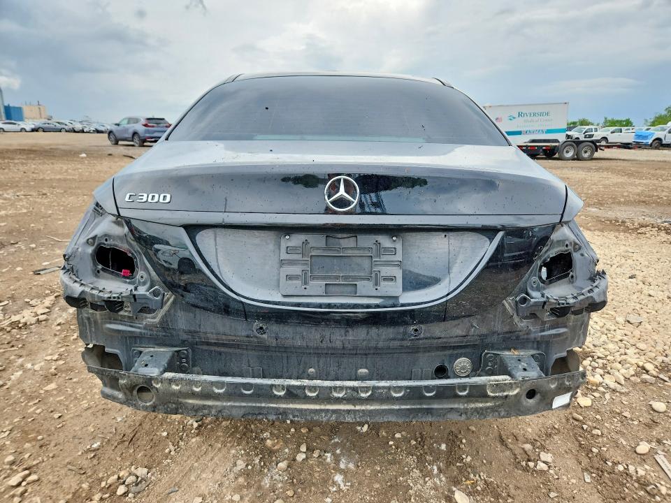 2021 Mercedes-benz C class VIN W1KWF8DB9MR618556 COPART salvage auction — REAR END, IL - SALVAGE CERTIFICATE, sold $9,500 on 2026-09-02 (photo 6)