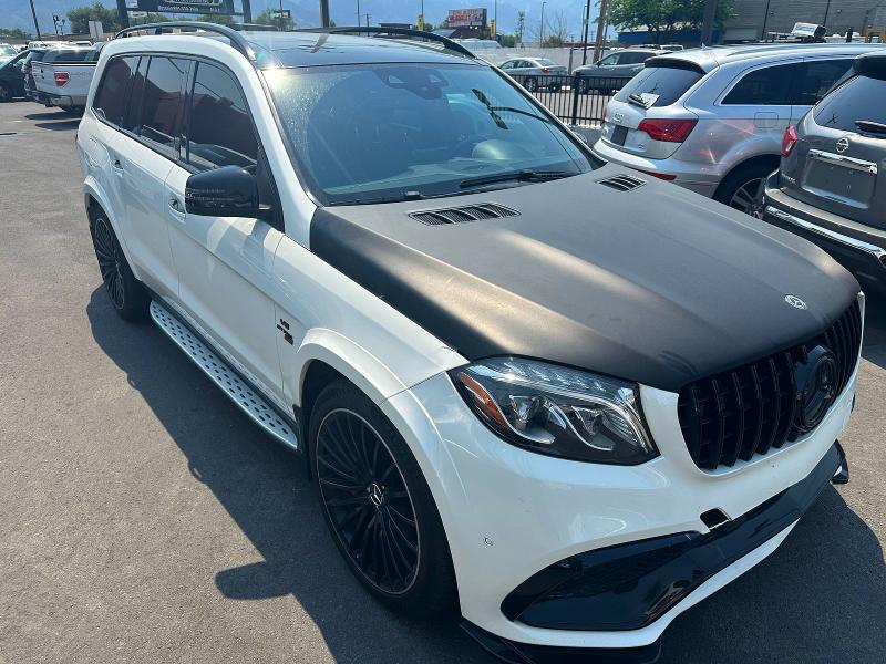 2018 Mercedes-benz Gls-class VIN 4JGDF7FE6JB065206 COPART salvage auction — MINOR DENT/SCRATCHES, Ut - Salvage Certificate (P), sold $8,600 on 2026-07-24 (photo 1)
