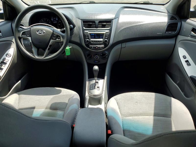 2017 Hyundai Accent VIN KMHCT4AE8HU372255 COPART salvage auction — REAR END, Ny - Mv-907A Salvage Certificate, sold $1,700 on 2026-07-14 (photo 8)