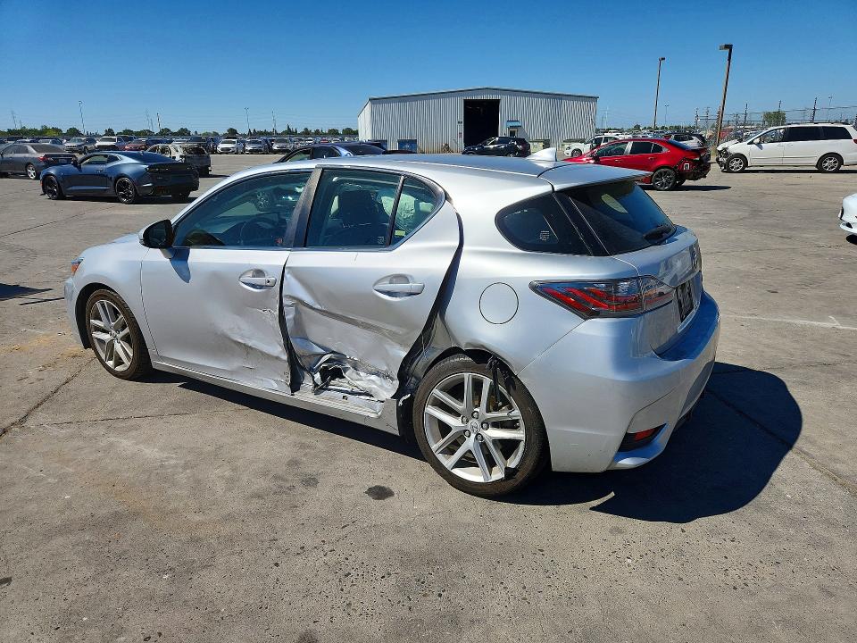 2015 Lexus Ct VIN JTHKD5BH4F2219701 COPART salvage auction — SIDE, CA - SALVAGE CERTIFICATE, sold $2,650 on 2026-07-06 (photo 2)