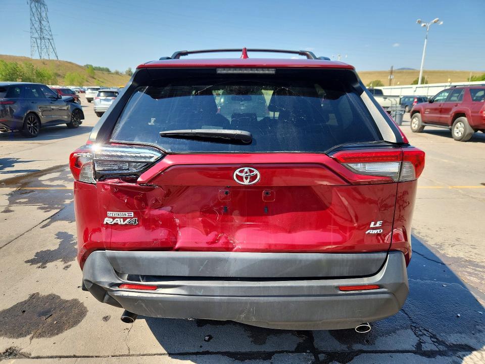 2019 Toyota Rav 4 VIN JTMF1RFV2KD031129 COPART salvage auction — REAR END, Co - Public - Salvage Title, sold $9,500 on 2026-07-24 (photo 6)