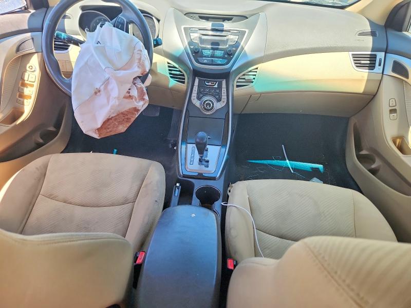 2013 Hyundai Elantra VIN KMHDH4AE9DU848092 COPART salvage auction — FRONT END, Ut - Salvage Certificate, sold $350 on 2026-07-24 (photo 8)