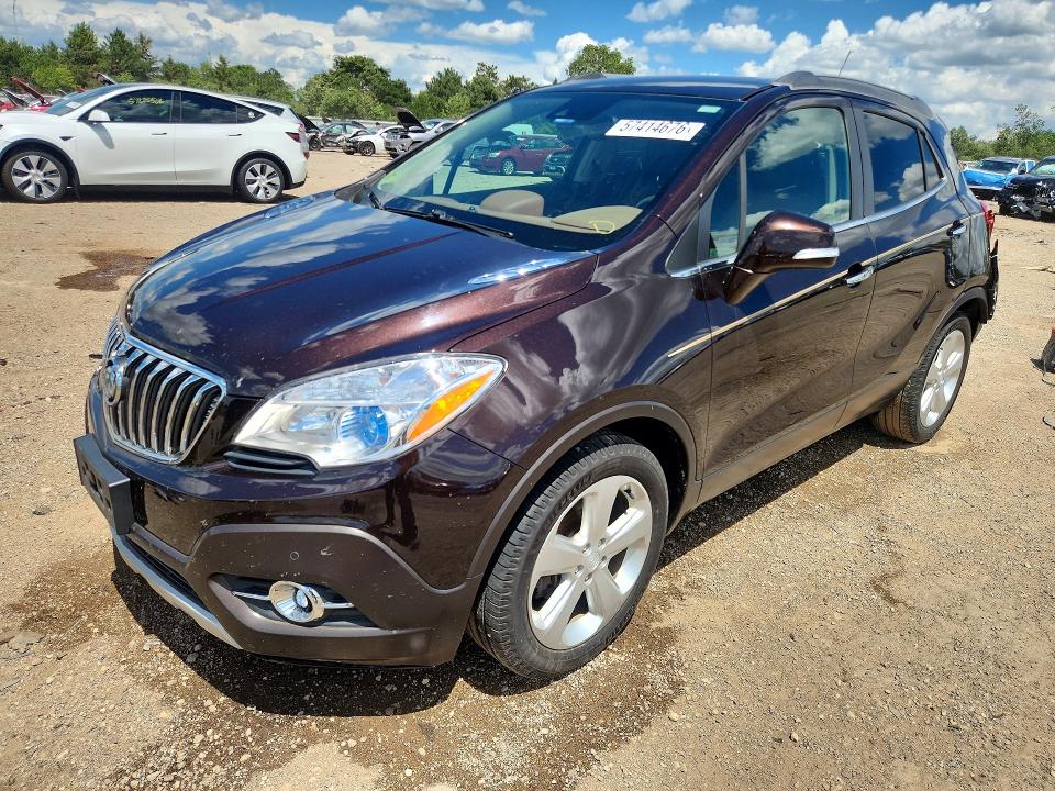2015 Buick Encore VIN KL4CJDSBXFB036334 COPART salvage auction — REAR END, Il - Salvage Certificate, sold $975 on 2026-07-23 (photo 1)
