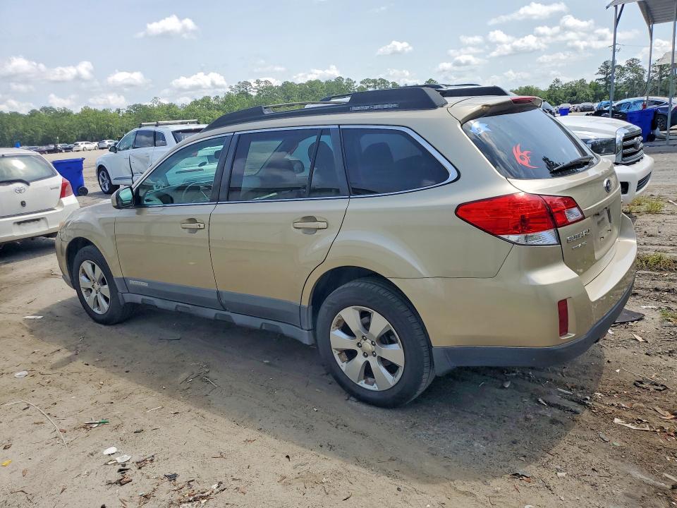 2010 Subaru Outback VIN 4S4BRCGC5A3355631 COPART salvage auction — FRONT END, GA - CERTIFICATE OF TITLE, sold $325 on 2026-07-02 (photo 2)