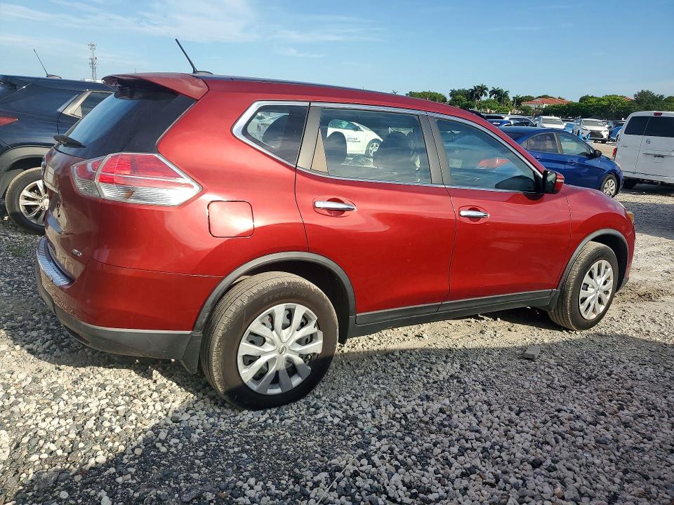 2015 Nissan Rogue VIN KNMAT2MV1FP549008 COPART salvage auction — REAR END, Ny - Certificate Of Title (P), sold $2,800 on 2026-07-10 (photo 3)