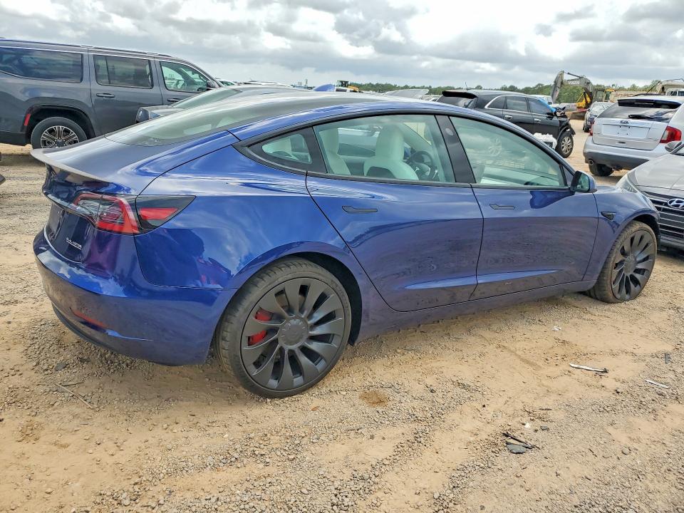 2023 Tesla Model 3 VIN 5YJ3E1EC1PF399178 COPART salvage auction — FRONT END, Fl - Certificate Of Destruction, sold $650 on 2026-07-28 (photo 3)
