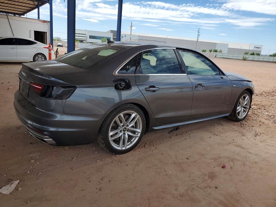 2023 Audi A4 VIN WAUEAAF45PN020838 COPART salvage auction — FRONT END, Az - Cert Of Title - Salvage, sold $9,600 on 2026-07-14 (photo 3)