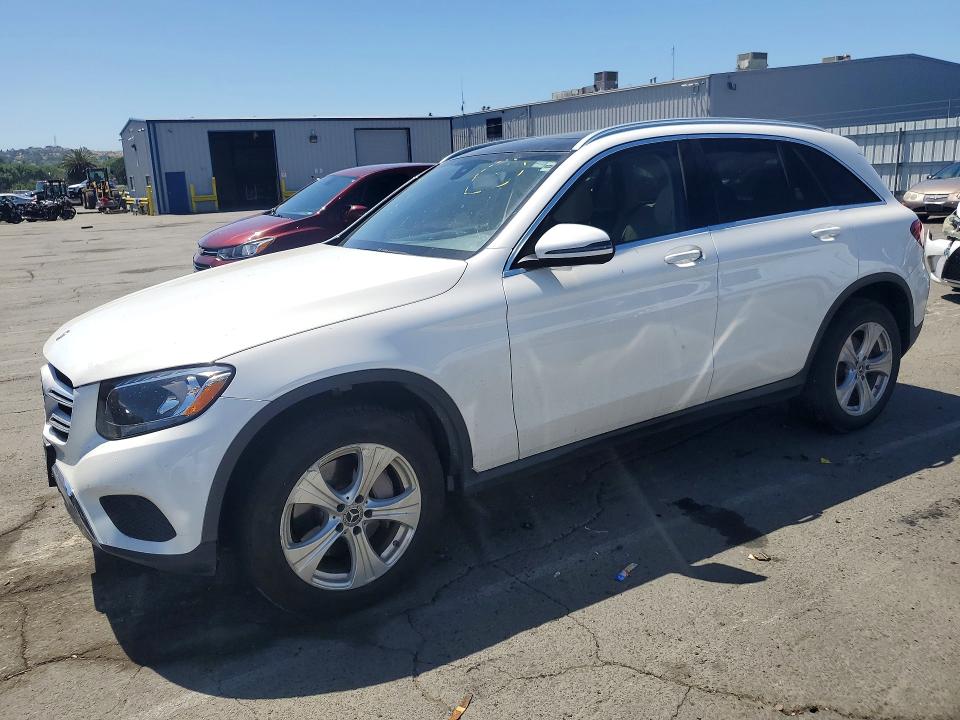 2018 Mercedes-benz Glc class VIN WDC0G4JBXJV025103 COPART salvage auction — FRONT END, CA - SALVAGE CERTIFICATE, sold $4,350 on 2026-07-17 (photo 1)