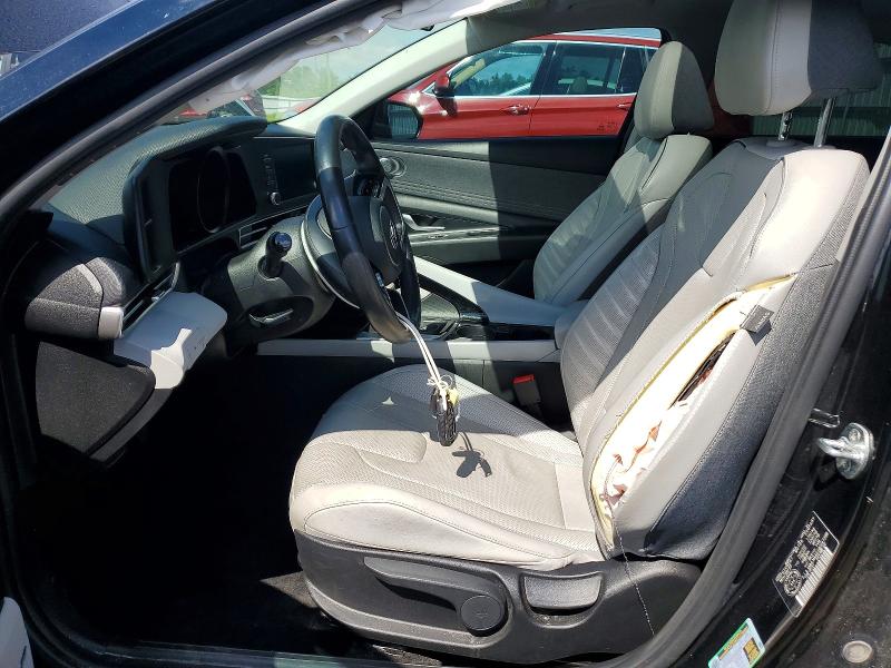 2021 Hyundai Elantra VIN KMHLN4AG1MU097396 COPART salvage auction — SIDE, On - Permit Salvage, sold $6,000 on 2026-07-09 (photo 7)