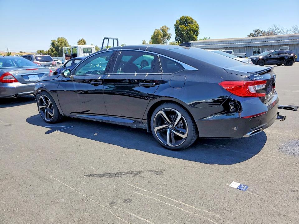 2021 Honda Accord VIN 1HGCV1F39MA079076 COPART salvage auction — FRONT END, CA - SALVAGE CERTIFICATE, sold $8,300 on 2026-07-27 (photo 2)