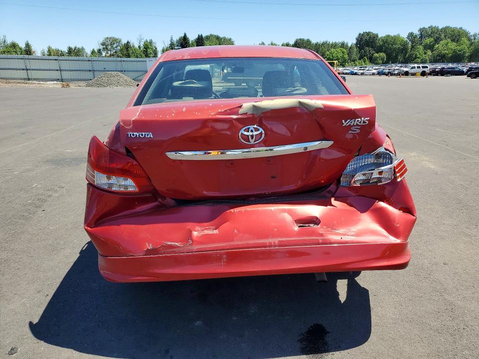 2007 Toyota Yaris VIN JTDBT903771178765 COPART salvage auction — REAR END, Or - Salvage Title Certificate, sold $200 on 2026-07-22 (photo 6)