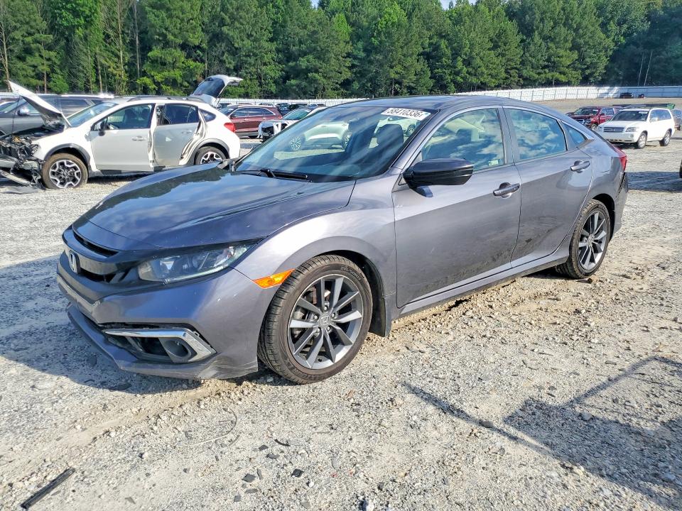 2019 Honda Civic VIN JHMFC1F32KX005475 COPART salvage auction — FRONT END, Nc - Salvage Certificate Of Title, sold $3,000 on 2026-07-22 (photo 1)