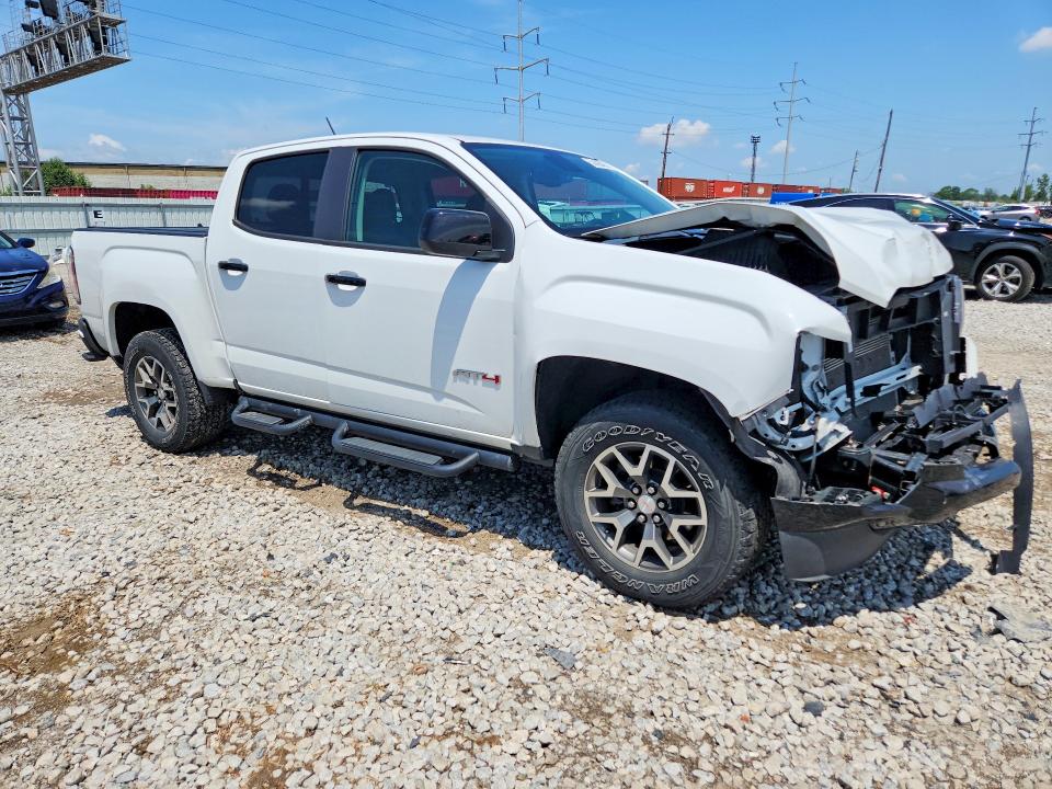 2021 Gmc Canyon VIN 1GTG6FEN2M1285109 COPART salvage auction — FRONT END, Oh - Cert Of Title-Salvage, sold $7,100 on 2026-07-31 (photo 4)