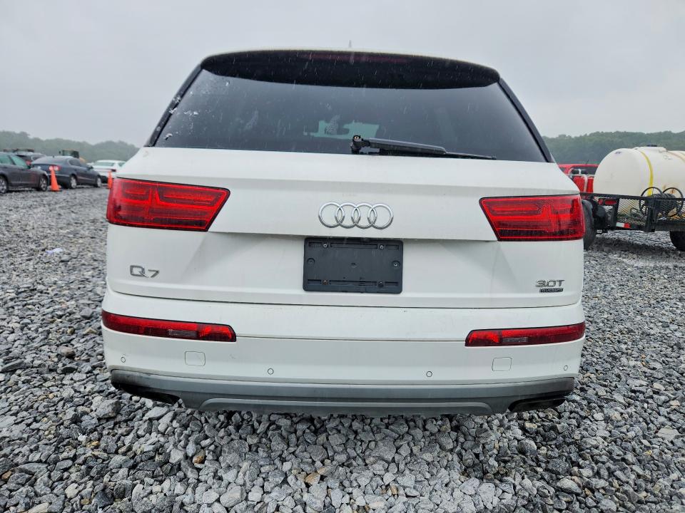2017 Audi Q7 VIN WA1LAAF71HD012970 COPART salvage auction — FRONT END, Ga - Certificate Of Title, sold $4,450 on 2026-08-01 (photo 6)