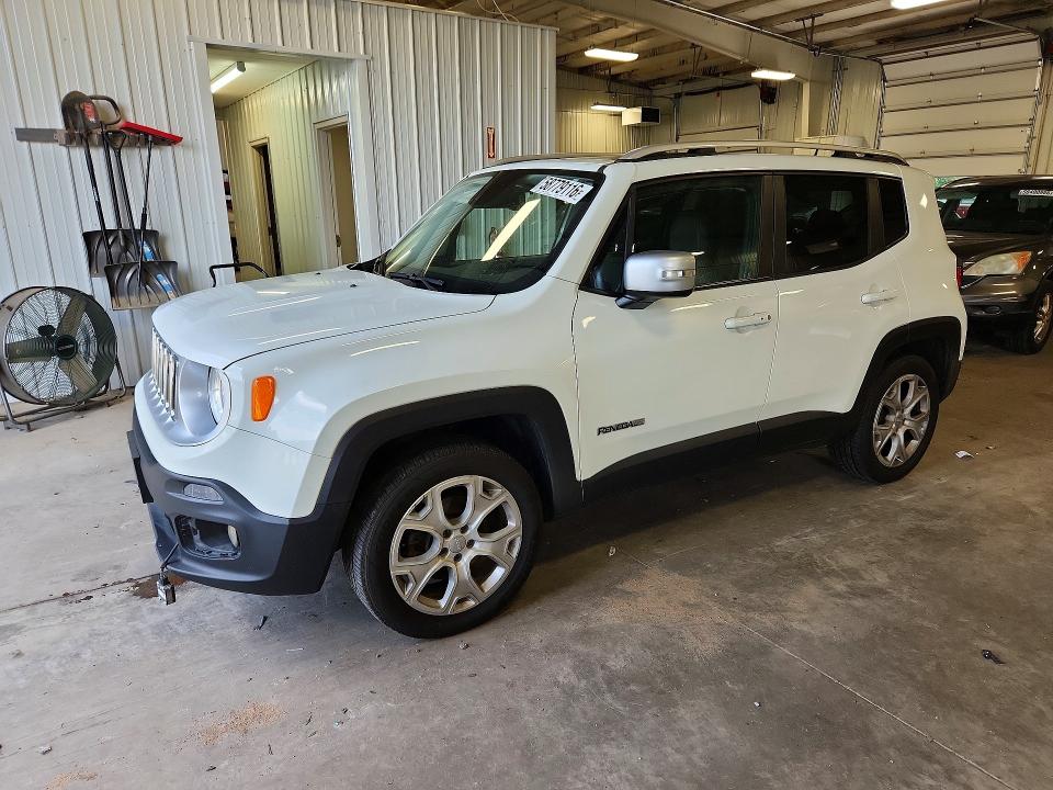 2015 Jeep Renegade VIN ZACCJBDT6FPC43745 COPART salvage auction — FRONT END, Mn - Cert Of Title-Salvage, sold $225 on 2026-07-28 (photo 1)