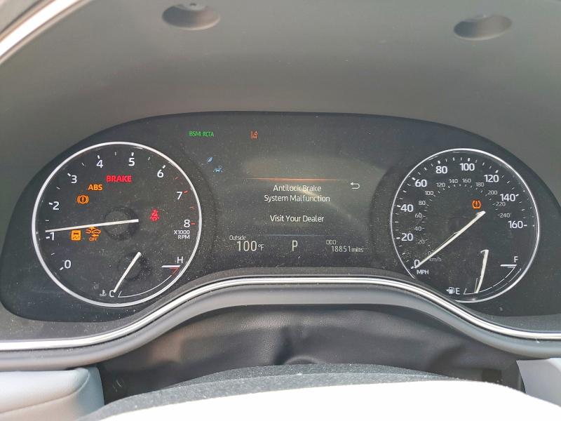 2019 Toyota Avalon VIN 4T1BZ1FBXKU015092 COPART salvage auction — FRONT END, Ky - Bill Of Sale/Part Only/No Titl, sold $10,500 on 2026-08-20 (photo 9)