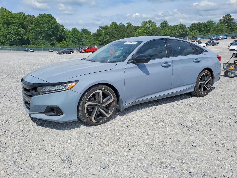 2021 Honda Accord VIN 1HGCV1F40MA073658 — COPART salvage auction photo