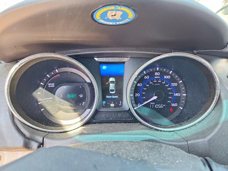 2013 Hyundai Sonata VIN KMHEC4A47DA067115 COPART salvage auction — FRONT END, Ca - Salvage Certificate, sold $675 on 2026-07-23 (photo 9)